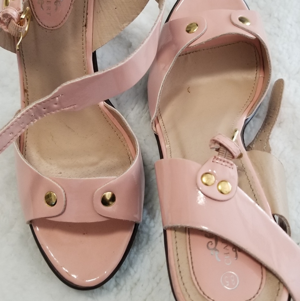 Pink Peeptoe Sandal